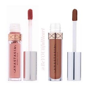 Anastasia Beverly Hills Mini Liquid Lipstick Duo in Crush and Ashton, 2 x 2.3 g